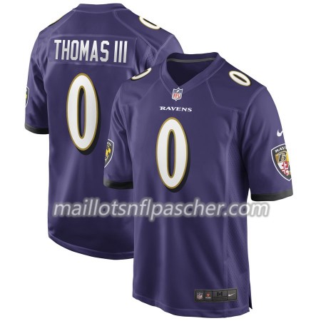 Maillot Baltimore Ravens Earl Thomas 0 Nike Pourpre - Homme